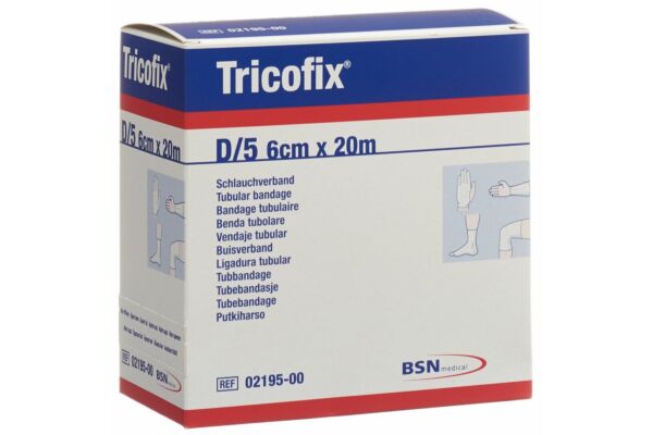 TRICOFIX bandage tubulaire GrD 5-6cm/20m