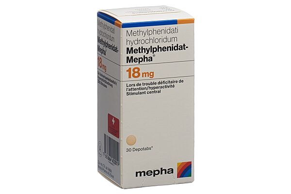 Methylphenidat-Mepha depotabs 18 mg bte 30 pce