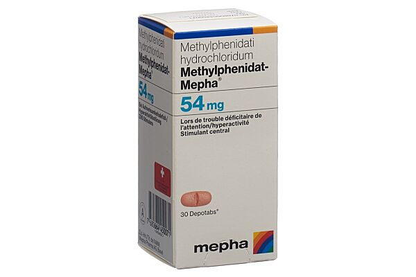Methylphenidat-Mepha depotabs 54 mg bte 30 pce