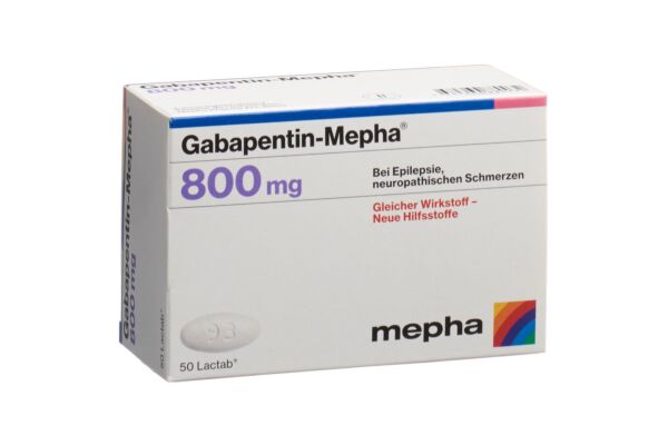 Gabapentin-Mepha Lactab 800 mg 50 pce
