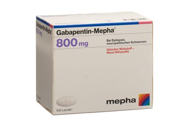 Gabapentin-Mepha Lactab 800 mg 100 Stk