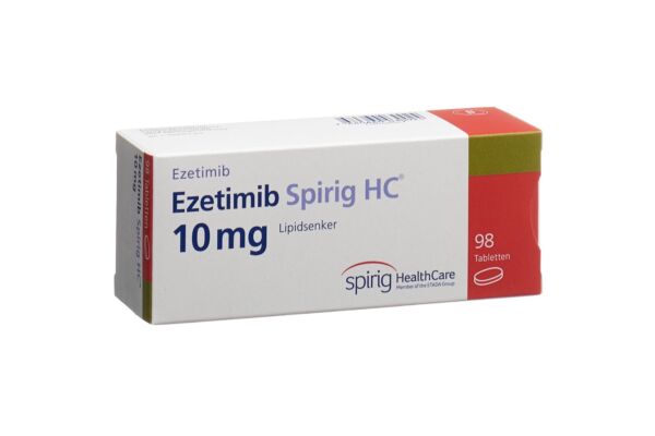 Ezetimib Spirig HC Tabl 10 mg 98 Stk