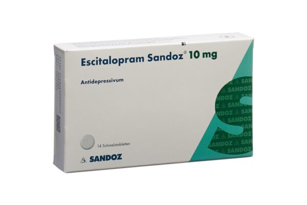 Escitalopram Sandoz Schmelztabl 10 mg 14 Stk