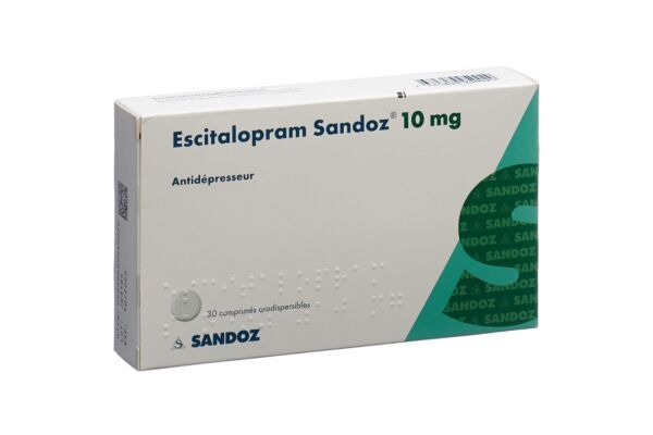 Escitalopram Sandoz cpr orodisp 10 mg 30 pce