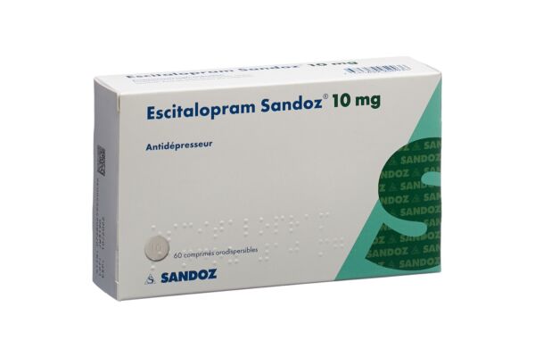 Escitalopram Sandoz cpr orodisp 10 mg 60 pce