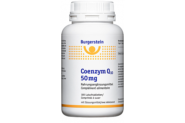 Burgerstein Coenzyme Q10 cpr sucer 50 mg bte 100 pce