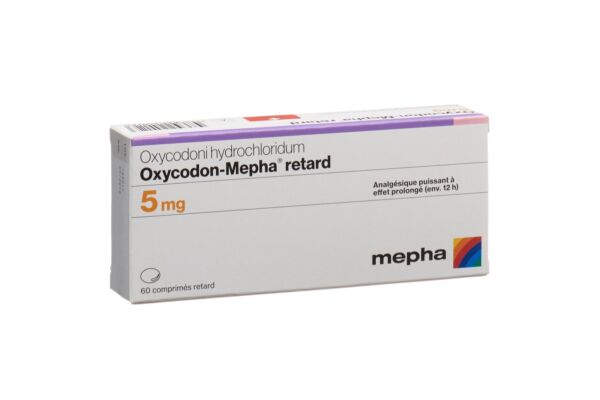 Oxycodon-Mepha cpr ret 5 mg 60 pce