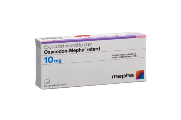 Oxycodon-Mepha Ret Tabl 10 mg 30 Stk