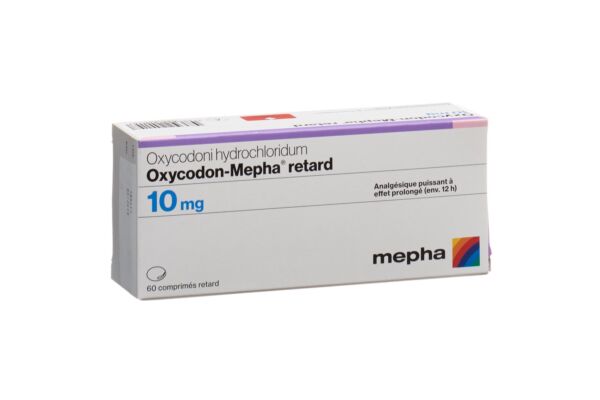 Oxycodon-Mepha cpr ret 10 mg 60 pce