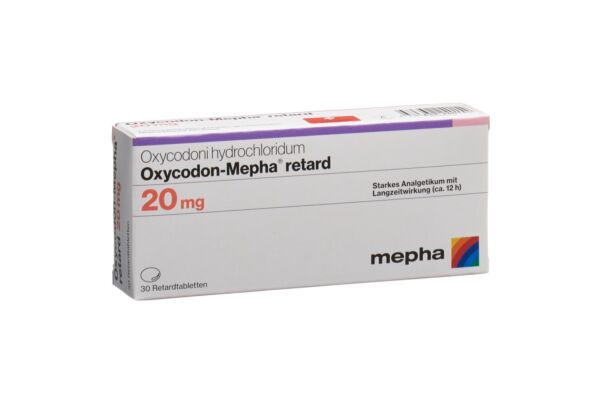 Oxycodon-Mepha Ret Tabl 20 mg 30 Stk