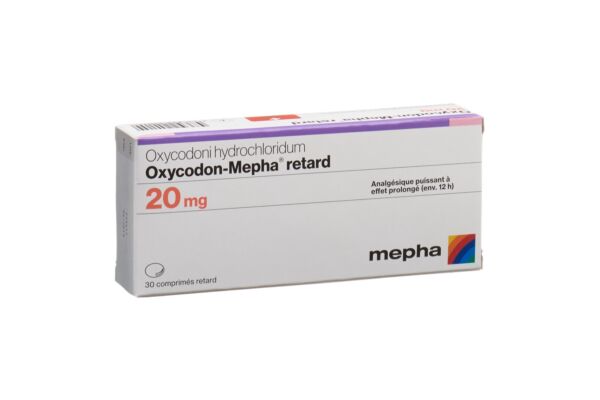 Oxycodon-Mepha cpr ret 20 mg 30 pce