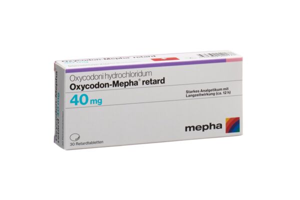 Oxycodon-Mepha Ret Tabl 40 mg 30 Stk