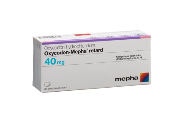 Oxycodon-Mepha cpr ret 40 mg 60 pce