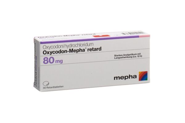 Oxycodon-Mepha Ret Tabl 80 mg 30 Stk