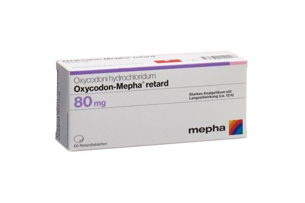 Oxycodon-Mepha Ret Tabl 80 mg 60 Stk