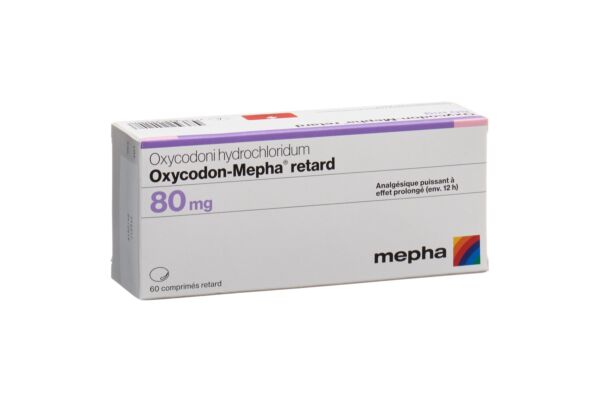 Oxycodon-Mepha cpr ret 80 mg 60 pce