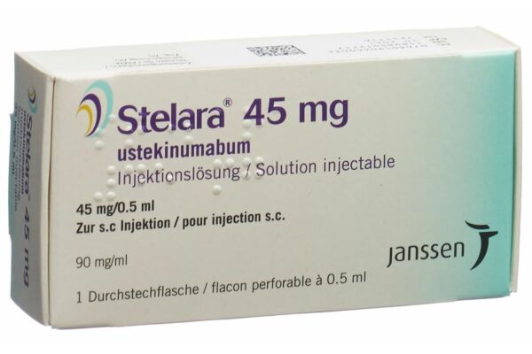 Stelara Inj Lös 45 mg/0.5ml Durchstechflasche