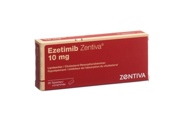 Ezetimib Zentiva Tabl 10 mg 28 Stk