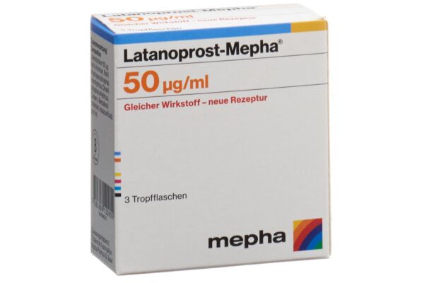 Latanoprost-Mepha Gtt Opht 50 mcg/ml 3 Fl 2.5 ml