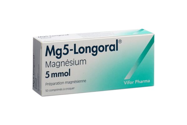 Mg5-Longoral Kautabl 5 mmol 50 Stk