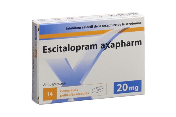 Escitalopram axapharm cpr pell 20 mg 14 pce