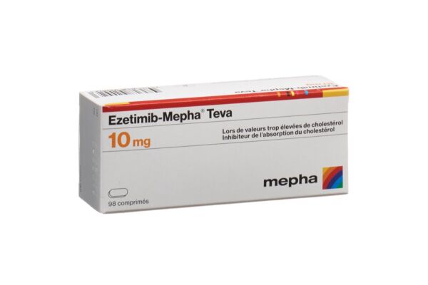 Ezetimib-Mepha Teva Tabl 10 mg 98 Stk