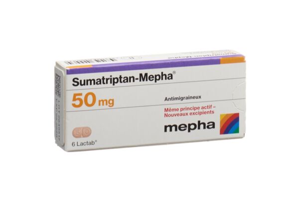 Sumatriptan-Mepha Filmtabl 50 mg 6 Stk