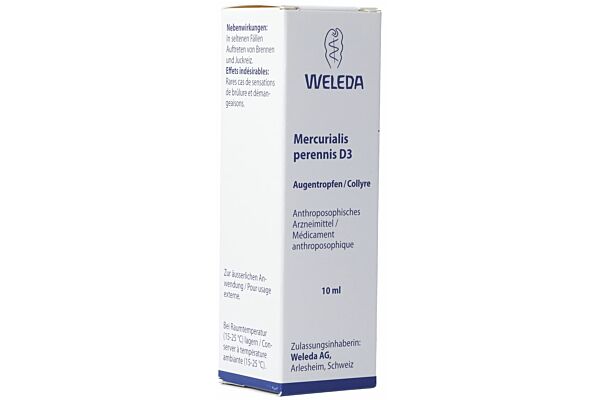 Weleda Mercurialis perennis Gtt Opht D 3 10 ml