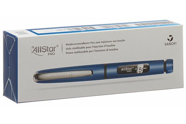 AllStar Pro Lantus/Apidra/Insuman stylo à insuline bleu