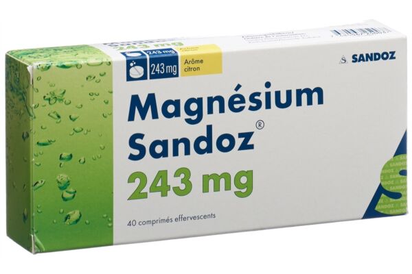 Magnesium Sandoz cpr eff 40 pce