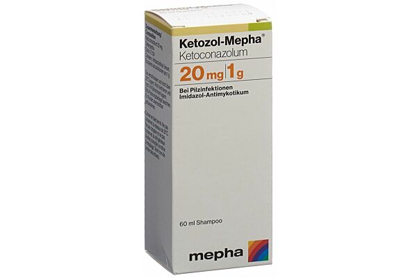 Ketozol-Mepha shampooing 20 mg/g fl 60 ml