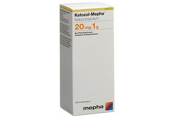 Ketozol-Mepha shampooing 20 mg/g fl 100 ml