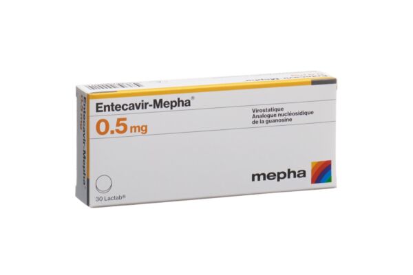 Entecavir-Mepha Lactab 0.5 mg 30 pce