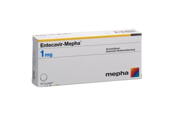 Entecavir-Mepha Lactab 1 mg 30 Stk