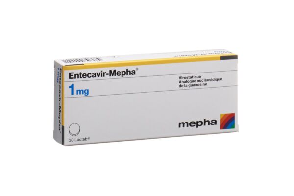Entecavir-Mepha Lactab 1 mg 30 pce