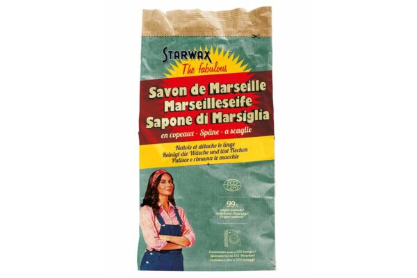 Starwax the fabulous savon de marseille en copeaux sach 750 g