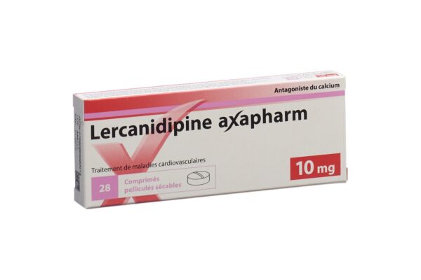 Lercanidipine Axapharm cpr pell 10 mg 28 pce