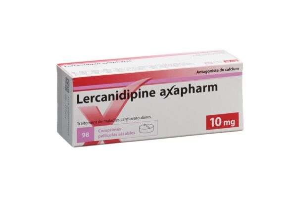 Lercanidipine Axapharm cpr pell 10 mg 98 pce