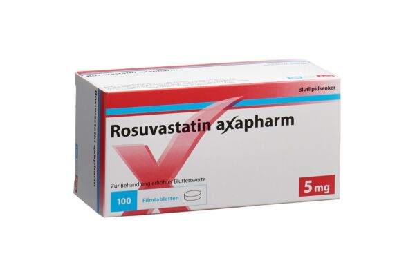 Rosuvastatine axapharm cpr pell 5 mg 100 pce
