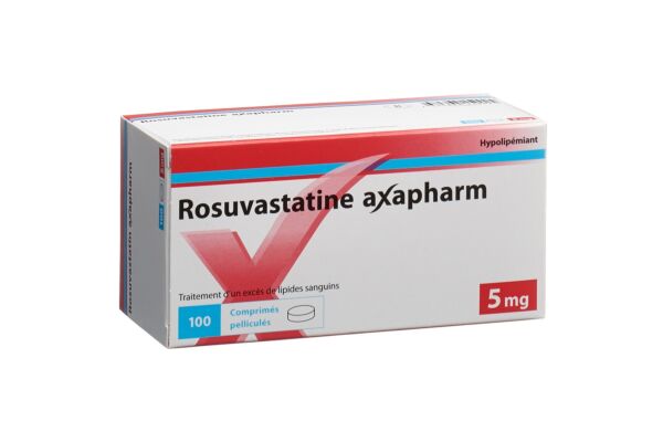 Rosuvastatine axapharm cpr pell 5 mg 100 pce