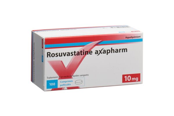 Rosuvastatine axapharm cpr pell 10 mg 100 pce
