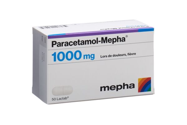 Paracetamol-Mepha cpr pell 1000 mg 50 pce