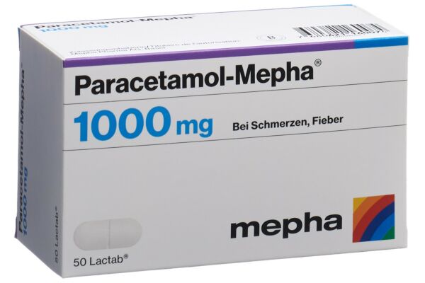 Paracetamol-Mepha cpr pell 1000 mg 100 pce
