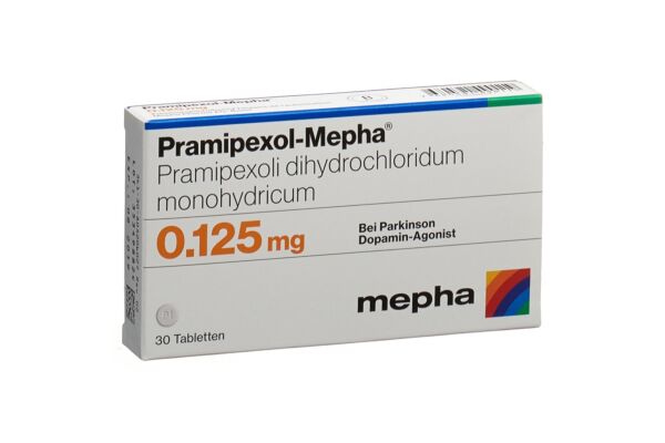 Pramipexol-Mepha Tabl 0.125 mg 30 Stk