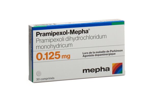 Pramipexol-Mepha cpr 0.125 mg 30 pce