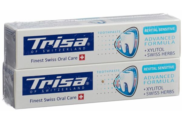 Trisa dentifrice Revital Sensitive DUO 2 x 75 ml