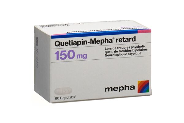 Quetiapin-Mepha retard Depotabs 150 mg 60 Stk