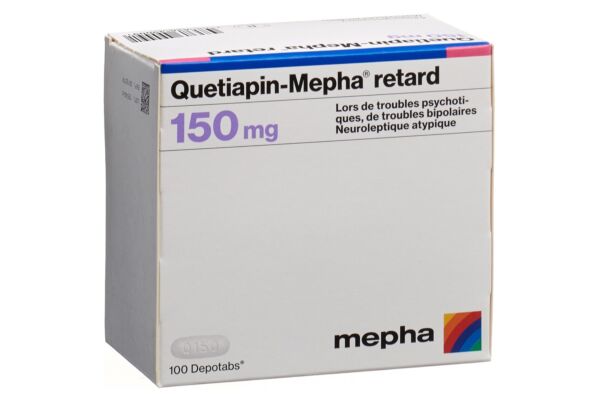 Quetiapin-Mepha retard Depotabs 150 mg 100 Stk