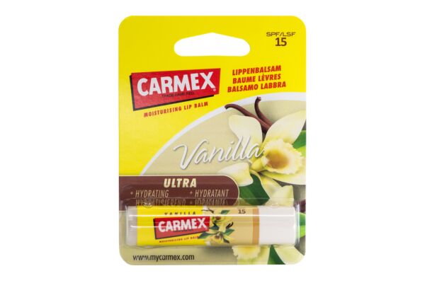 CARMEX baume à lèvres Premium vanilla SPF15 stick 4.25 g