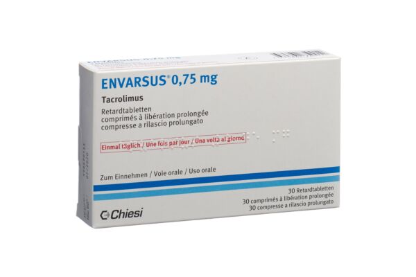 Envarsus cpr ret 0.75 mg 30 pce